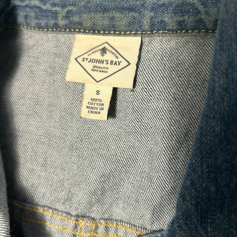 St John Bay Denim Jacket Women’s Small - Picture 8 of 8